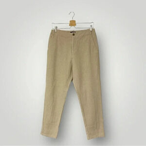 Pas De Calais Linen Pants Sz 38 US size M